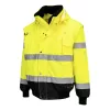 Portwest C465 Hi-Vis 3 az 1-ben bomber dzseki sárga-szürke