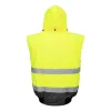 Portwest C465 Hi-Vis 3 az 1-ben bomber dzseki sárga-szürke