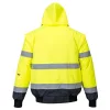 Portwest C465 Hi-Vis 3 az 1-ben bomber dzseki sárga-tengerészkék