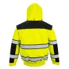 Portwest C466 Hi-Vis 3 az 1-ben Classic bomber dzseki sárga-fekete