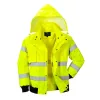 Portwest C467 Hi-Vis 3 az 1-ben bomber dzseki sárga