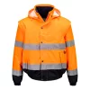 Portwest C468 Hi-Vis 2 az 1-ben bomber kabát narancs