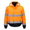 Portwest C468 Hi-Vis 2 az 1-ben bomber kabát narancs