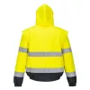 Portwest C468 Hi-Vis 2 az 1-ben bomber kabát sárga