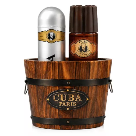 Cuba Gold férfi ajándékcsomag dézsában after shave + dezodor