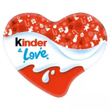 Kinder & Love karácsonyi csokoládé 37g