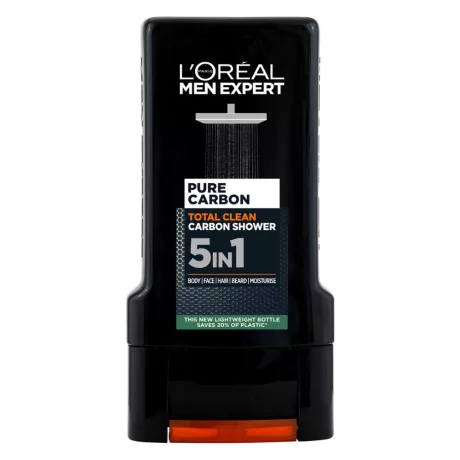 L'Oreal Paris Men Expert férfi tusfürdő 5in1 Pure Carbon 300ml