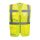 Portwest C496 Madrid Hi-Vis hálós vezetői mellény sárga