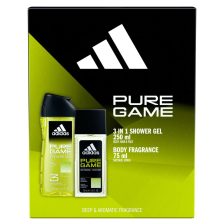 Adidas Pure Game ajándékcsomag tusfürdő + dezodor
