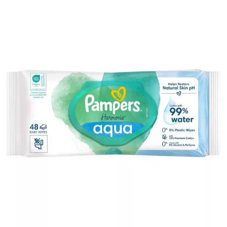 Pampers Aqua nedves popsitörlő 48db