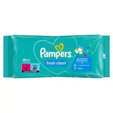 Pampers Fresh Clean nedves popsitörlő 80db