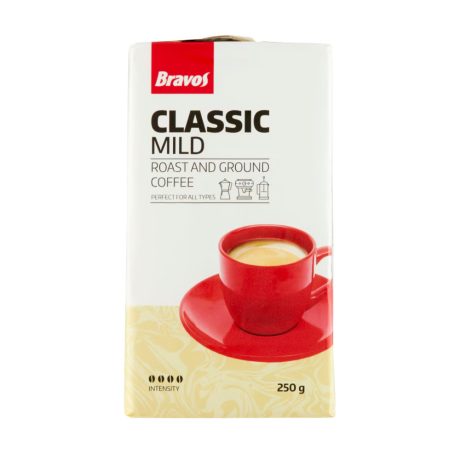 Bravos Classic Mild őrölt kávé 250g