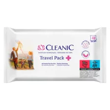   Cleanic Travel Pack antibakteriális frissítő törlőkendő 40db