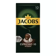   Jacobs Espresso Intenso Nespresso kompatibilis kávékapszula 10db