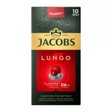   Jacobs Lungo Classico Nespresso kompatibilis kávékapszula 10db