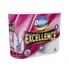   Ooops! Excellence háztartási papírtörlő - 3 rétegű, 2 tekercs