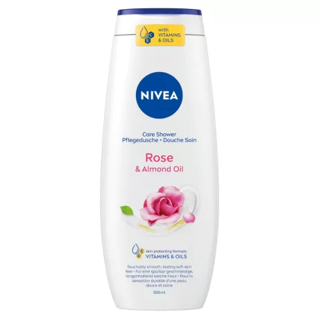 Nivea tusfürdő Rózsa & Mandulaolaj 500ml