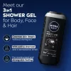 Nivea Men 3in1 férfi tusfürdő Active Clean 500ml