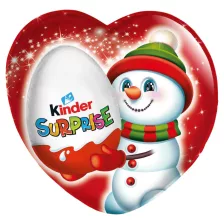 Kinder karácsonyi tejcsokoládé szív meglepetéssel 53g