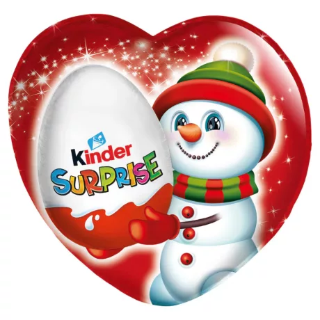 Kinder karácsonyi tejcsokoládé szív meglepetéssel 53g