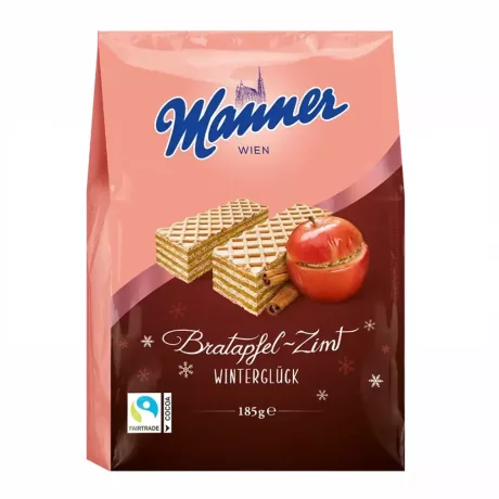 Manner Sült almás-fahéjas téli ostya 185g