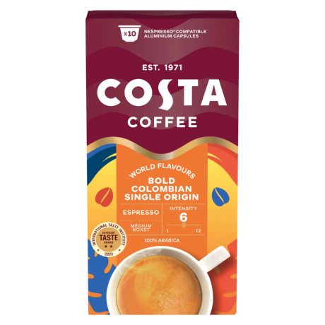 Costa Coffee Colombian Nespresso kompatibilis kávékapszula 10db