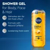 Nivea Men 3in1 férfi tusfürdő Active Energy 500ml