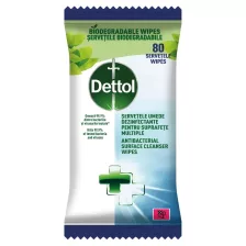 Dettol Antibakteriális felülettisztító kendő 80db