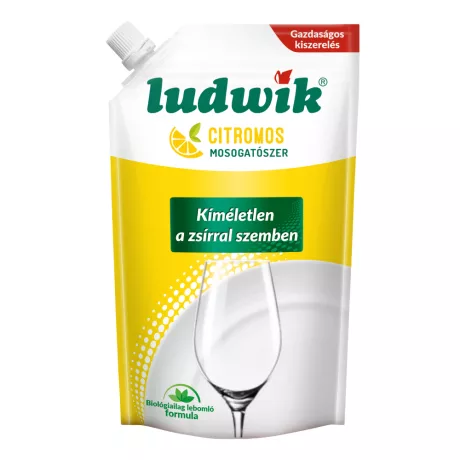 Ludwik mosogatószer utántöltő Citrom 500ml