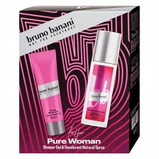   Bruno Banani Pure Woman ajándékcsomag pumpás dezodor + izzadásgátló