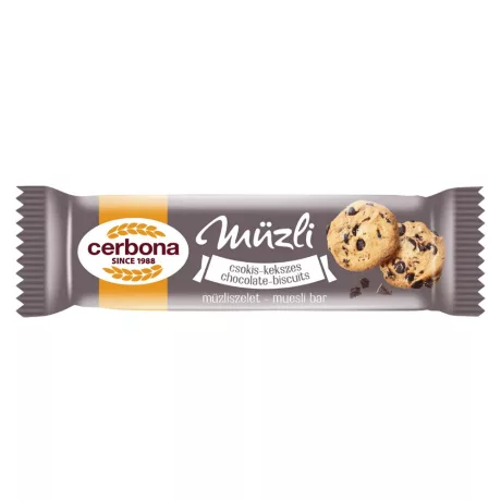 Cerbona Csokis-Kekszes müzliszelet 20g