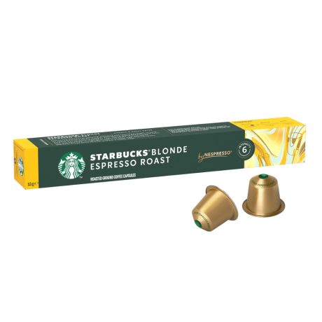 Starbucks Blonde Espresso Roast Nespresso kávékapszula 10db
