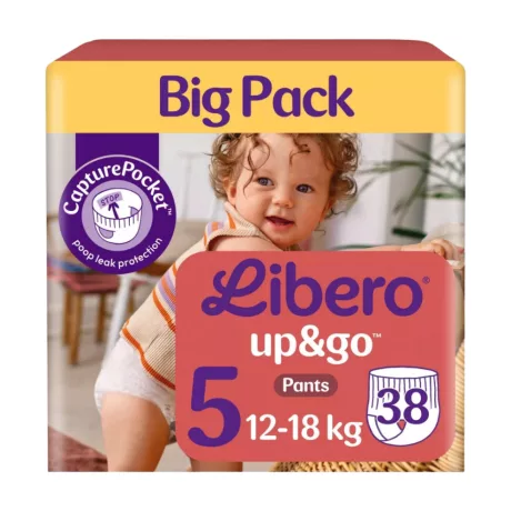Libero Up & Go 5 bugyipelenka 12-18kg 38db