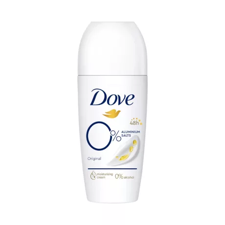 Dove Deo Roll-on izzadásgátló golyós dezodor Original 0% Alumínium 50ml