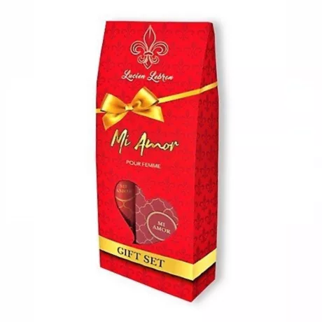 Lucien Lebron Red Rouge ajándékcsomag EDP + dezodor