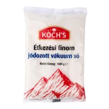 Koch's étkezési finom jódozott vákuum só 1kg