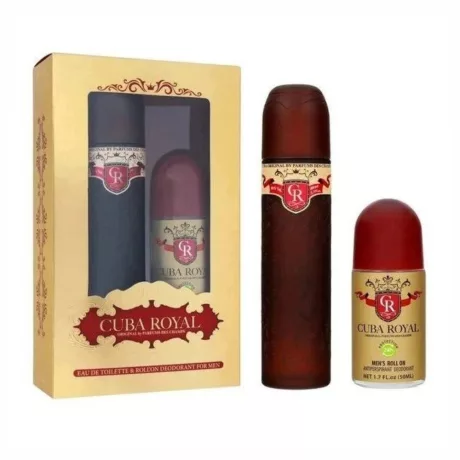 Cuba Royal férfi ajándékcsomag EDT + golyós dezodor