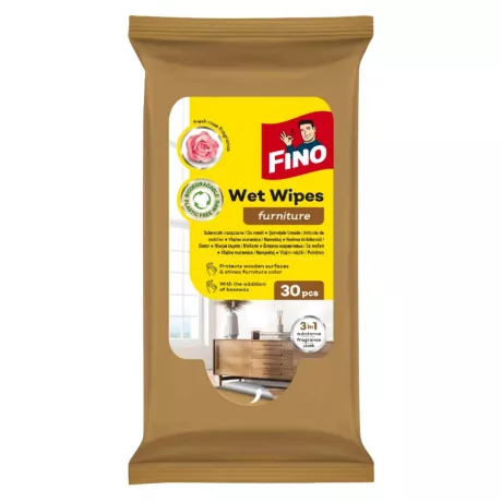 Fino nedves bútortörlőkendő 30db
