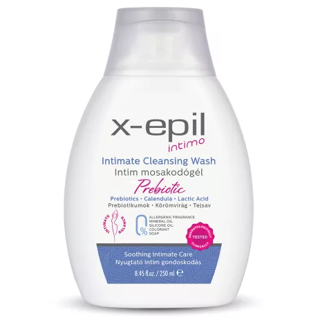 X-Epil Intimo Prebiotic intim mosakodógél prebiotikumokkal 250ml