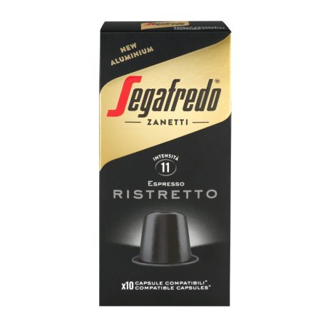Segafredo Espresso Ristretto Nespresso kompatibilis kávékapszula 10db