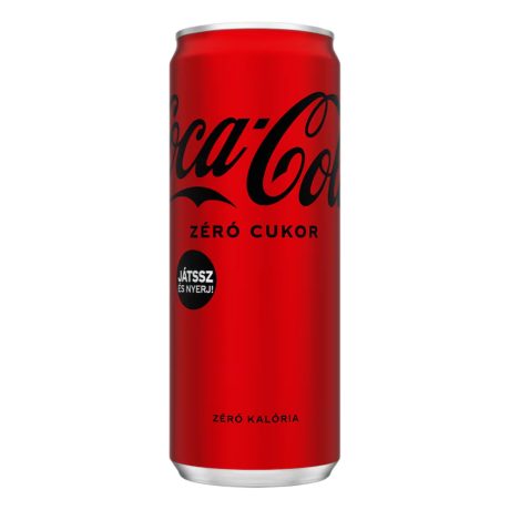 Coca-Cola Zero energiamentes szénsavas üdítőital 330ml