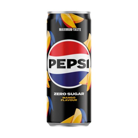 Pepsi Cola Zero Mango energiamentes szénsavas üdítőital 330ml