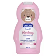 On Line gyerek tusfürdő és sampon Marshmallow 350ml