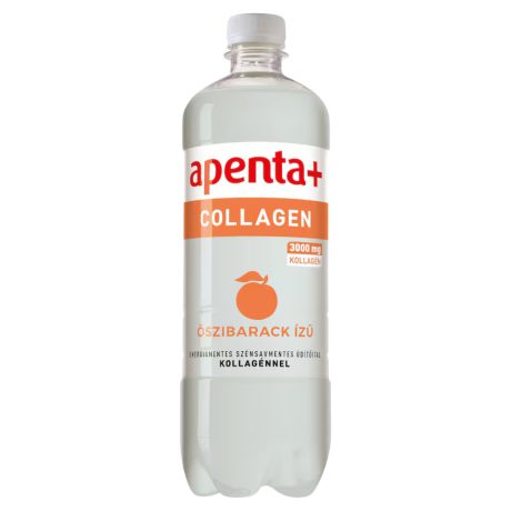 Apenta+ Collagen Őszibarack ízű energiamentes szénsavmentes üdítőital 750ml