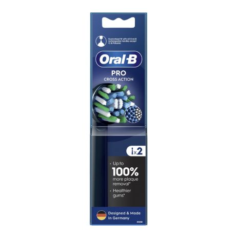 Oral-B Pro Cross Action elektromos fogkefe pótfej fekete 2db