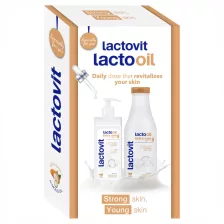 Lactovit LactoOil ajándékcsomag tusfürdő + testápoló