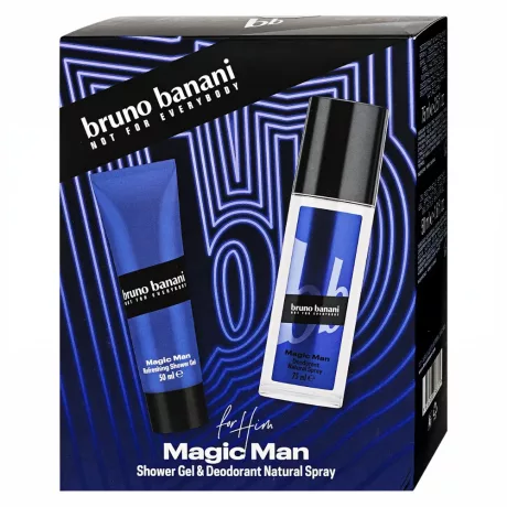 Bruno Banani Magic Man ajándékcsomag tusfürdő + pumpás dezodor