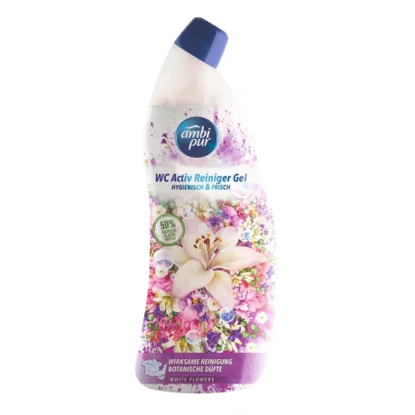 Ambi Pur WC gél White Flowers 750ml