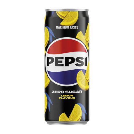 Pepsi Cola Zero Lemon energiamentes szénsavas üdítőital 330ml
