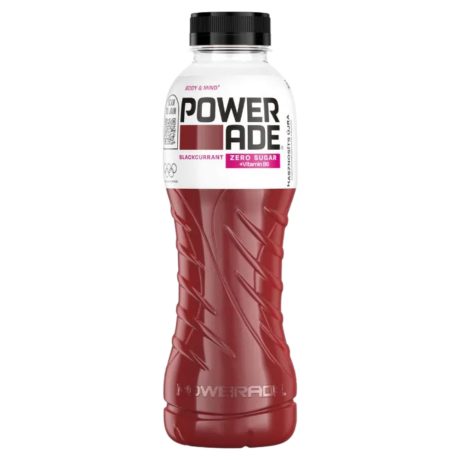 Powerade szénsavmentes izotóniás sportital Blackcurrant Zero 500ml